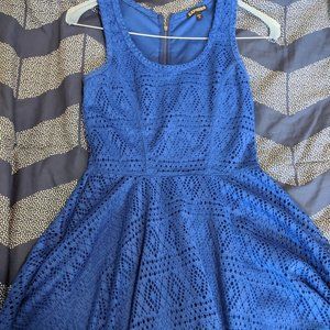 Royal Blue Flare Dress